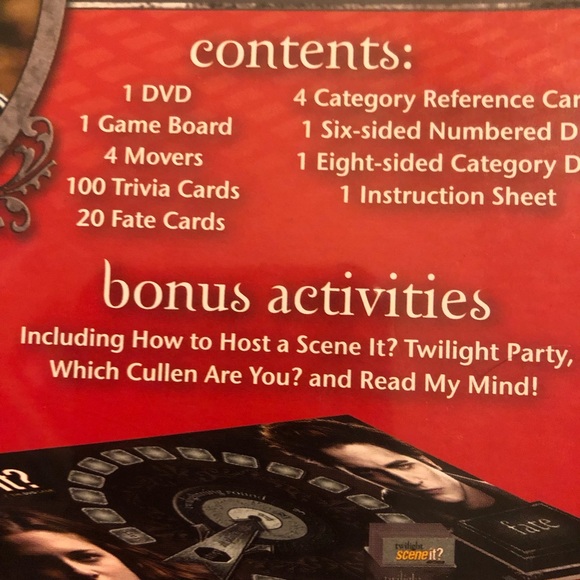 Twilight Scene It? The DVD Game Trivia Game (NEW) - Picture 9 of 14